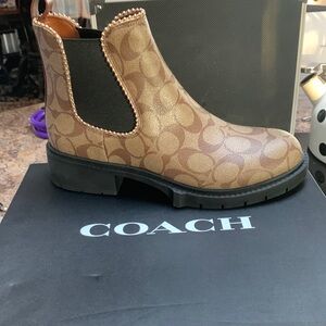 Brand New in box Coach Levy Sig Bootie Size 8